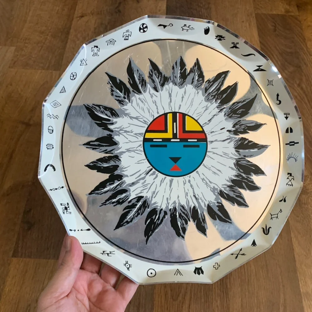 Fred Harvey Kachina Plater